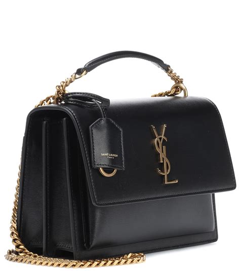 SAINT LAURENT Sunset medium leather shoulder bag .